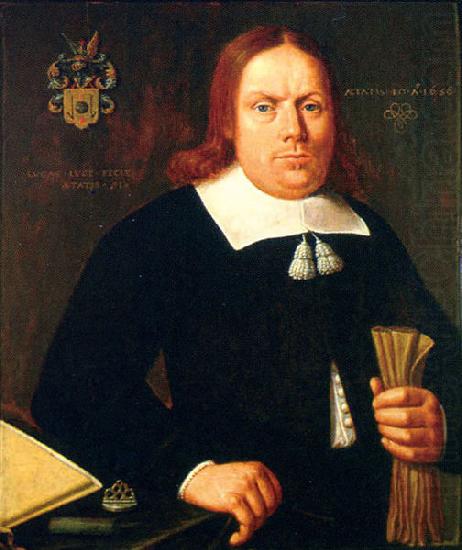 Portrait of Adriaan van Eyck., Lucas Luce